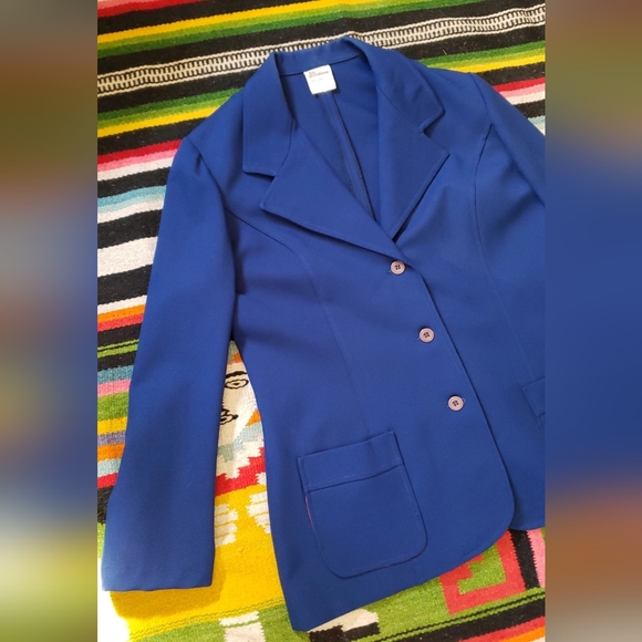 Awesome 70s Blue blazer - Picture 7 of 8